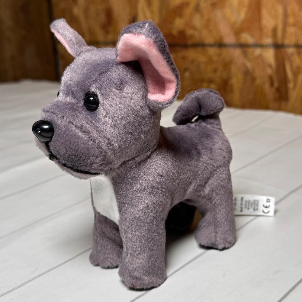 American Girl 2017 Gray French Bulldog 6" Poseable Puppy Dog Stuffed Animal Toy